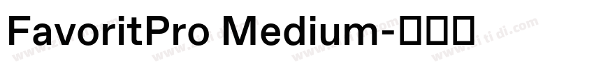 FavoritPro Medium字体转换